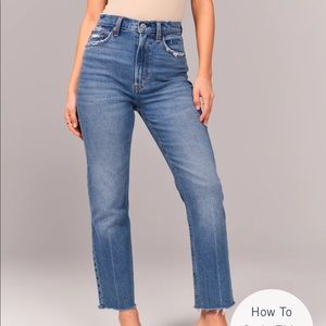 Abercrombie Fitch Curve Love Ultra High Rise Jeans